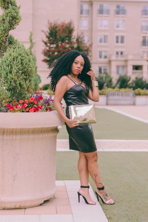 Havana Night Black Leather Dress - Alchemy Nude / M Havana Night Black Leather Dress - Alchemy Nude / M