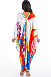 COLORFUL KIMONO MAXI DRESS