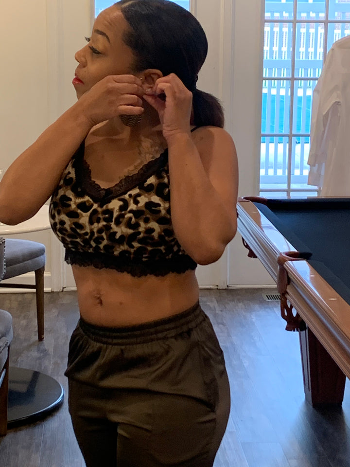 Animal Print Bra Top