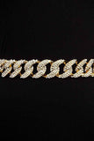 RHINESTONE CHAIN LINK BELT